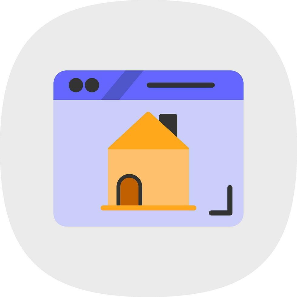 Home Page Vector Icon Design