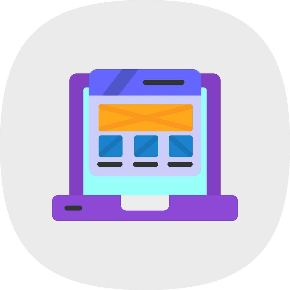 Mockup Design Vector Icon Design