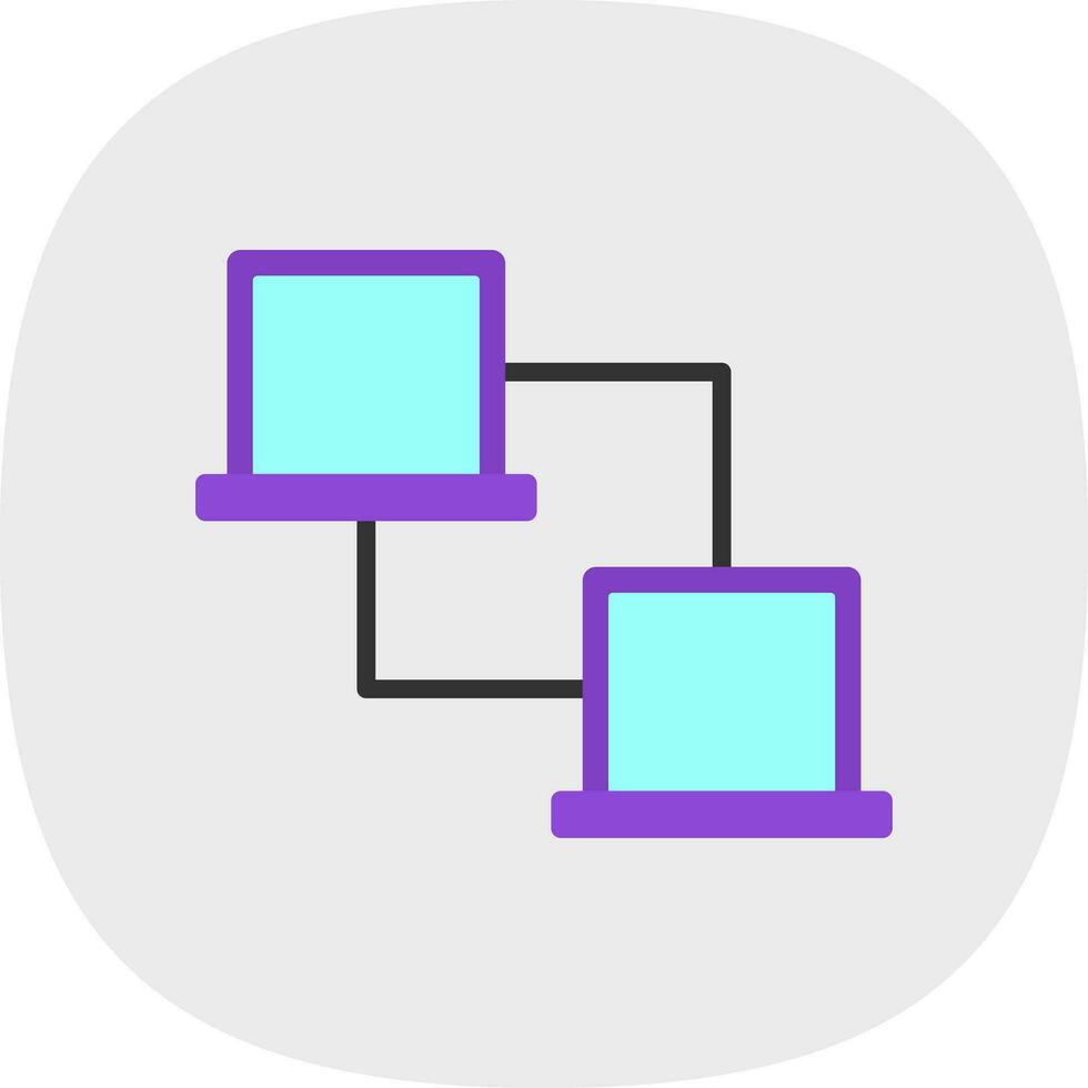 Local Network Vector Icon Design