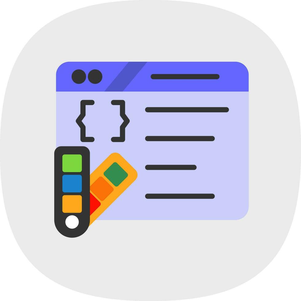 Style Sheet Vector Icon Design