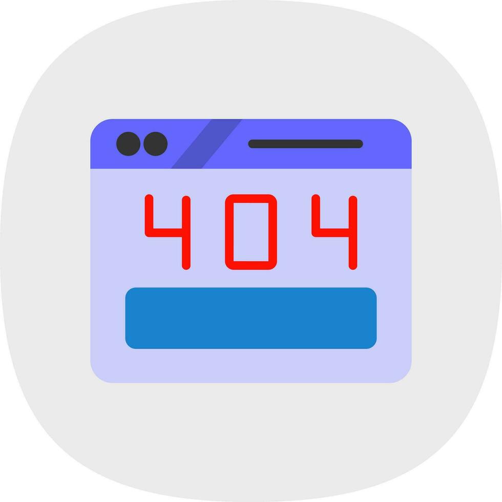 404 Error Vector Icon Design