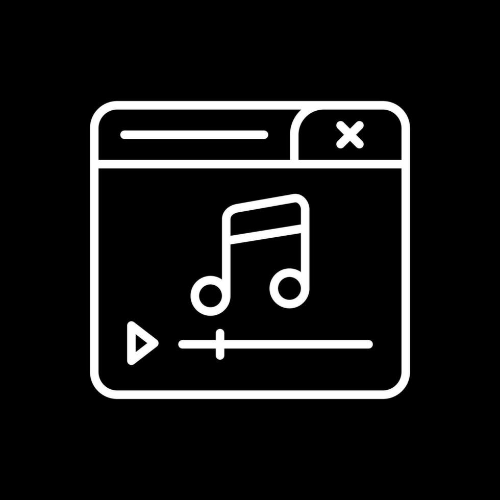 Music Player Vector Icon Design