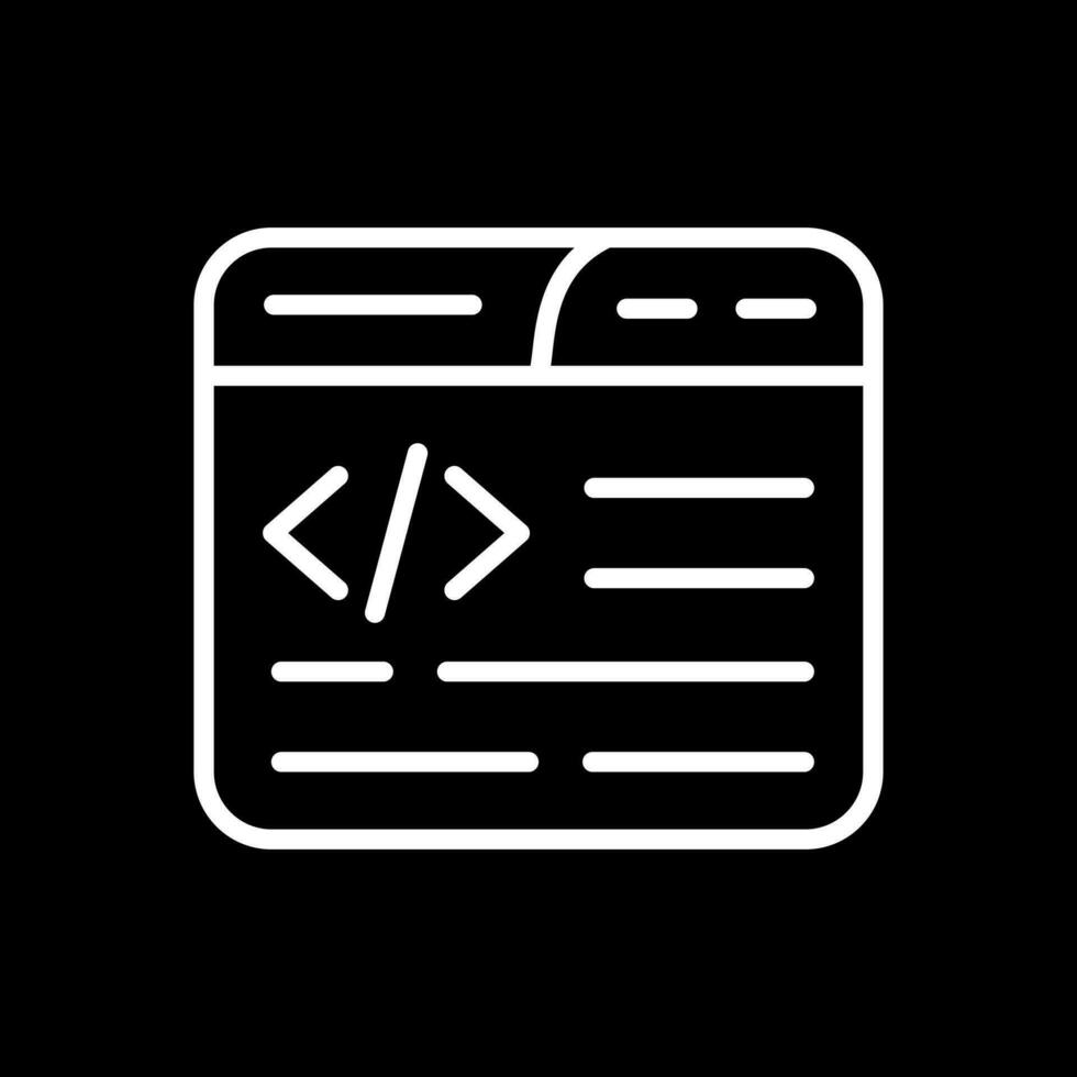 Web Coding Vector Icon Design