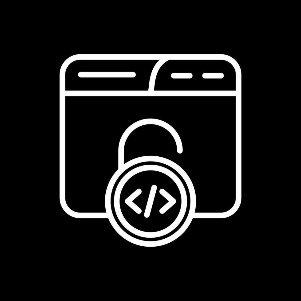 Unsecured Vector Icon Design