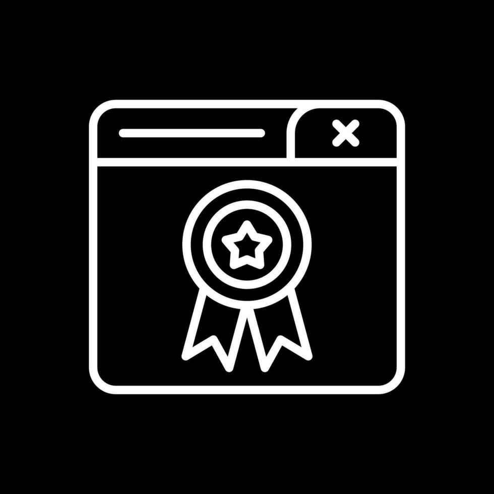 diseño de icono de vector de premio