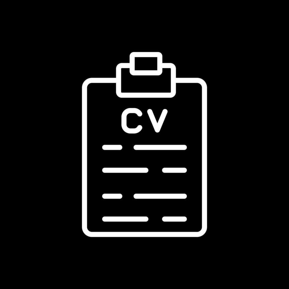 CV Vector Icon Design