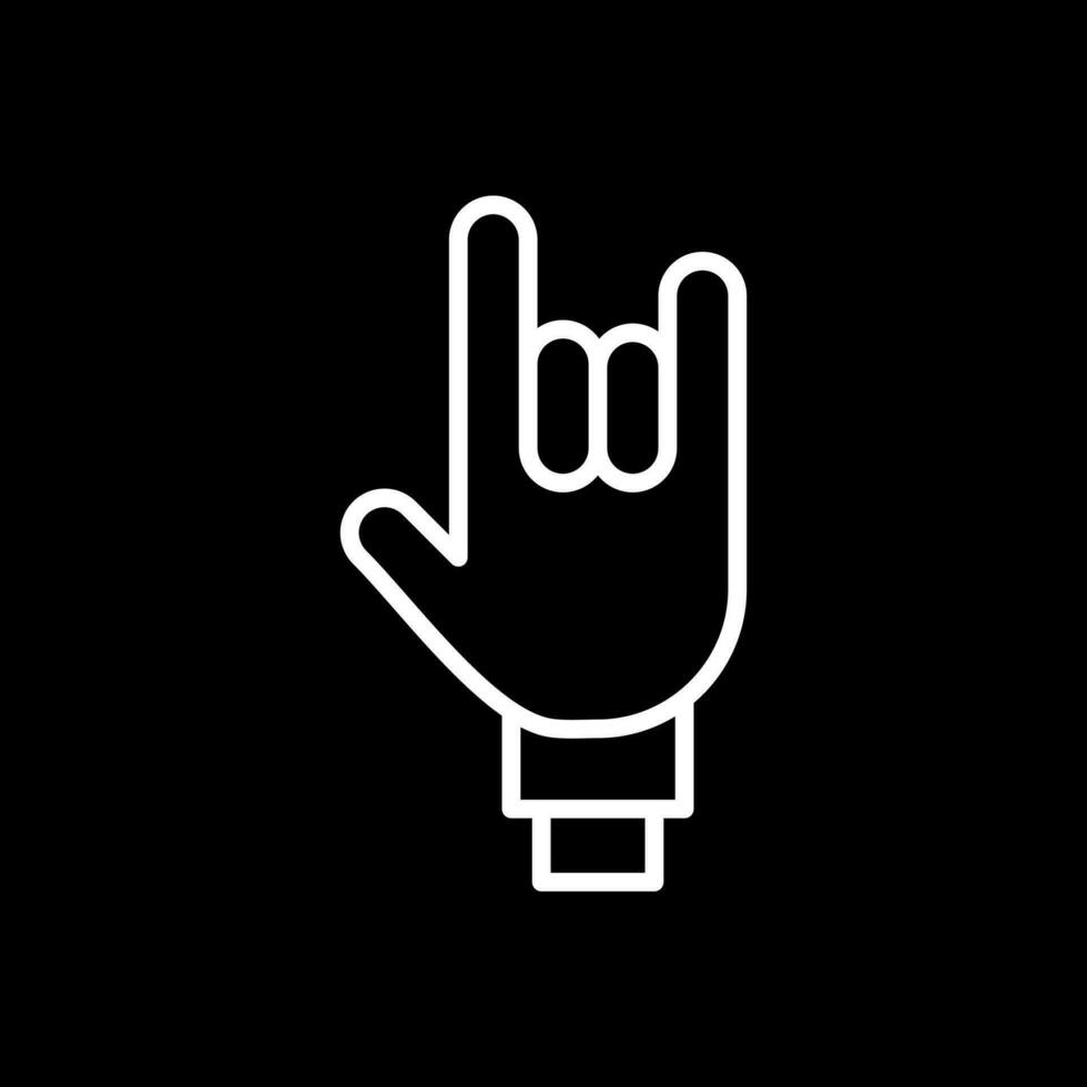 Rock On Vector Icon Design