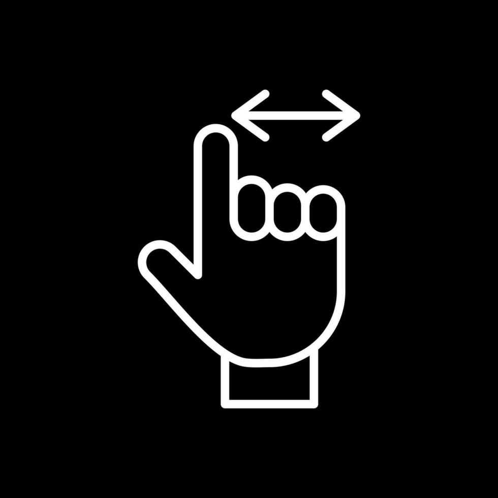Horizontal Arrow Vector Icon Design