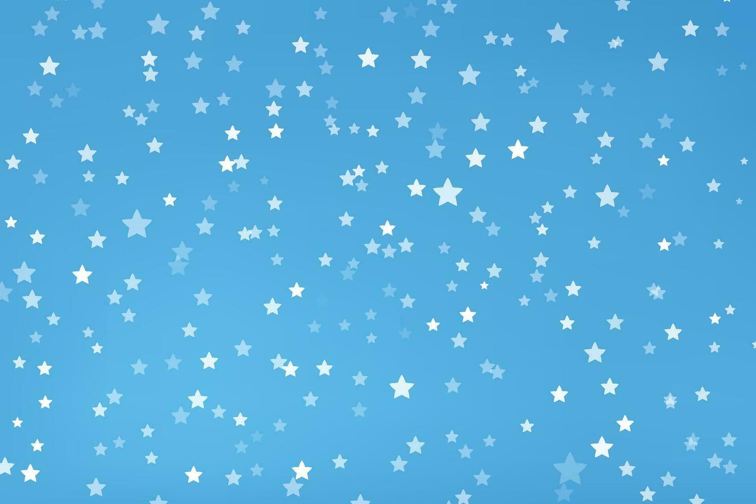 white color stars with shades on blue vector