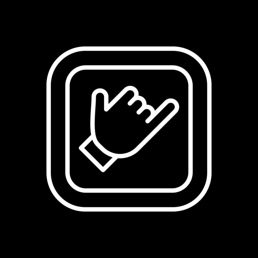 Little Finger Vector Icon Design