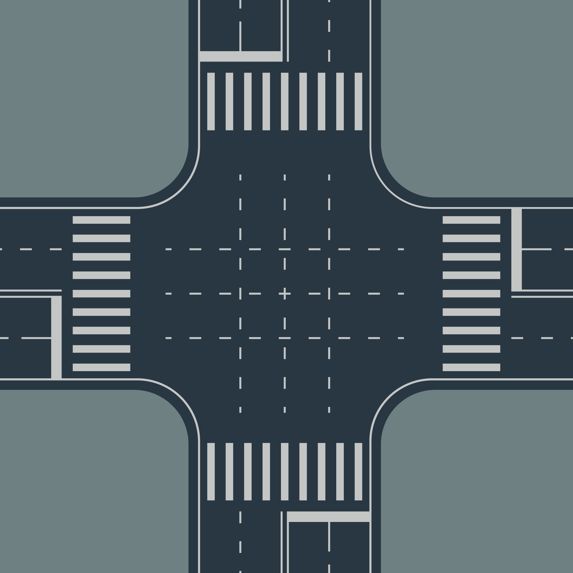 top-view-to-crossroad-on-gray-back-26057987-vector-art-at-vecteezy