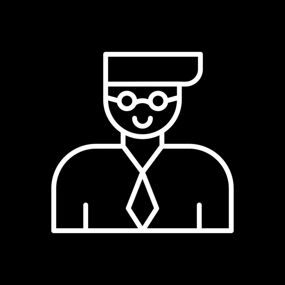 Professor Vector Icon Design