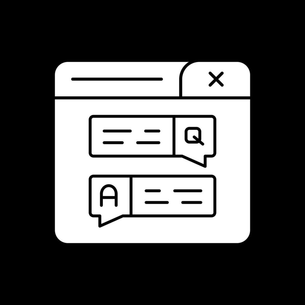 Forum Vector Icon Design