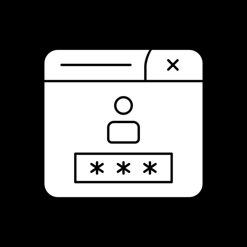 Login Vector Icon Design