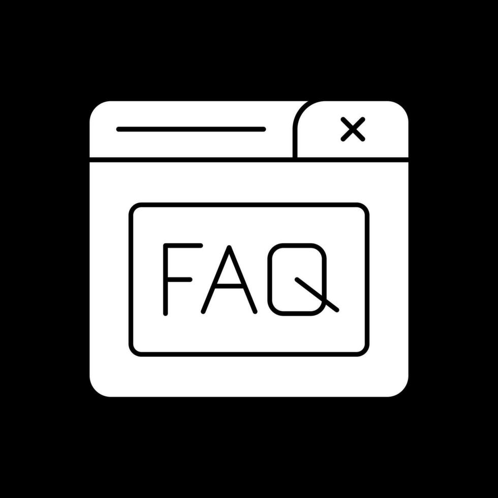 Faq Vector Icon Design