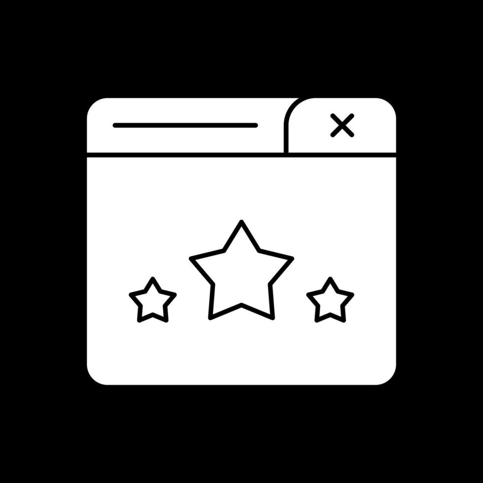 Web Rating Vector Icon Design