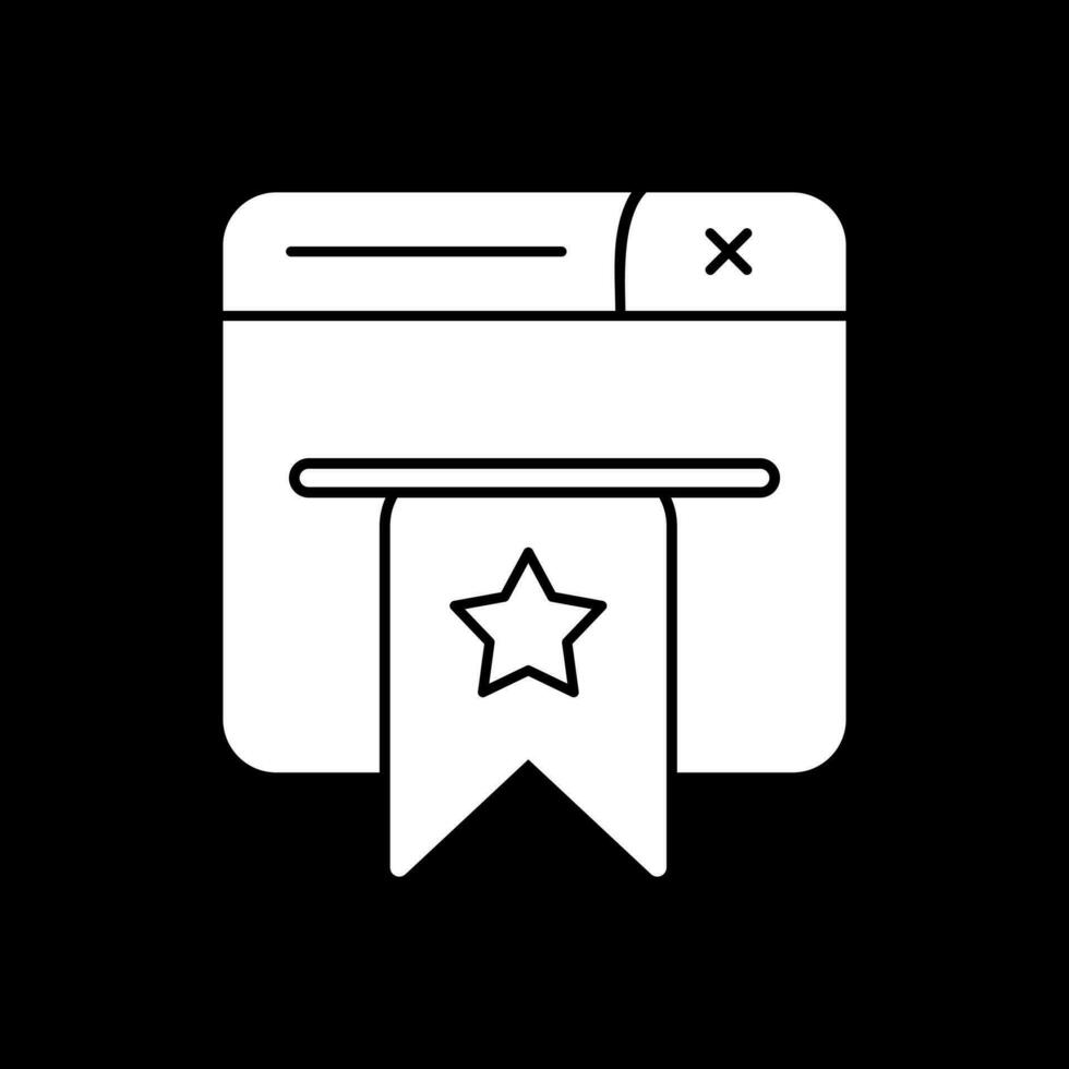 Bookmarked Vector Icon Design