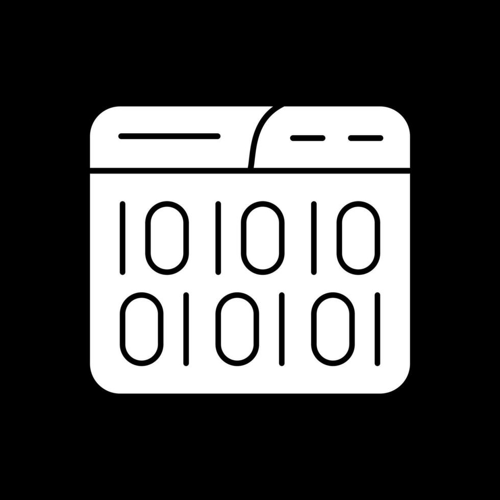 Binary Code Vector Icon Design