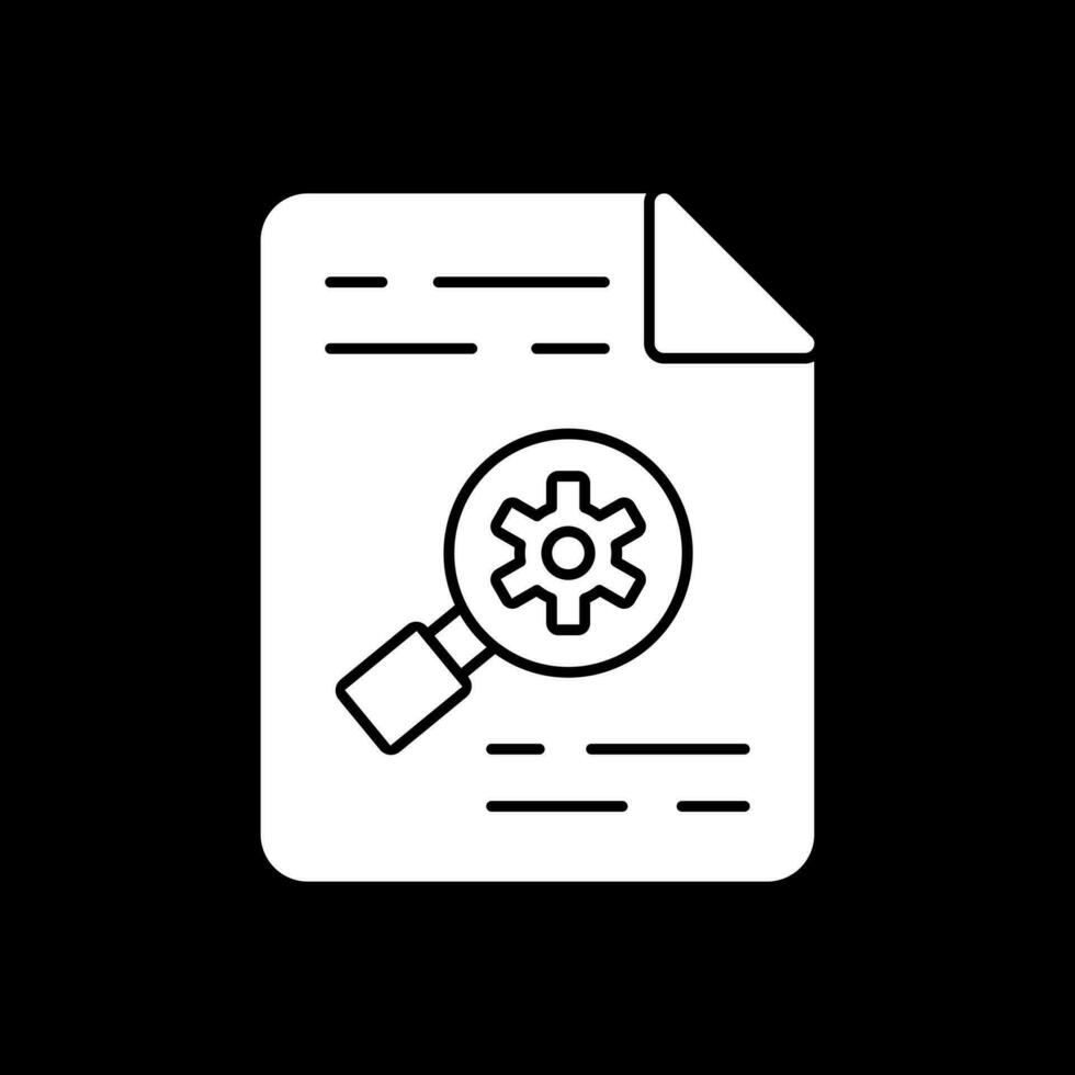 Analysis Vector Icon Design