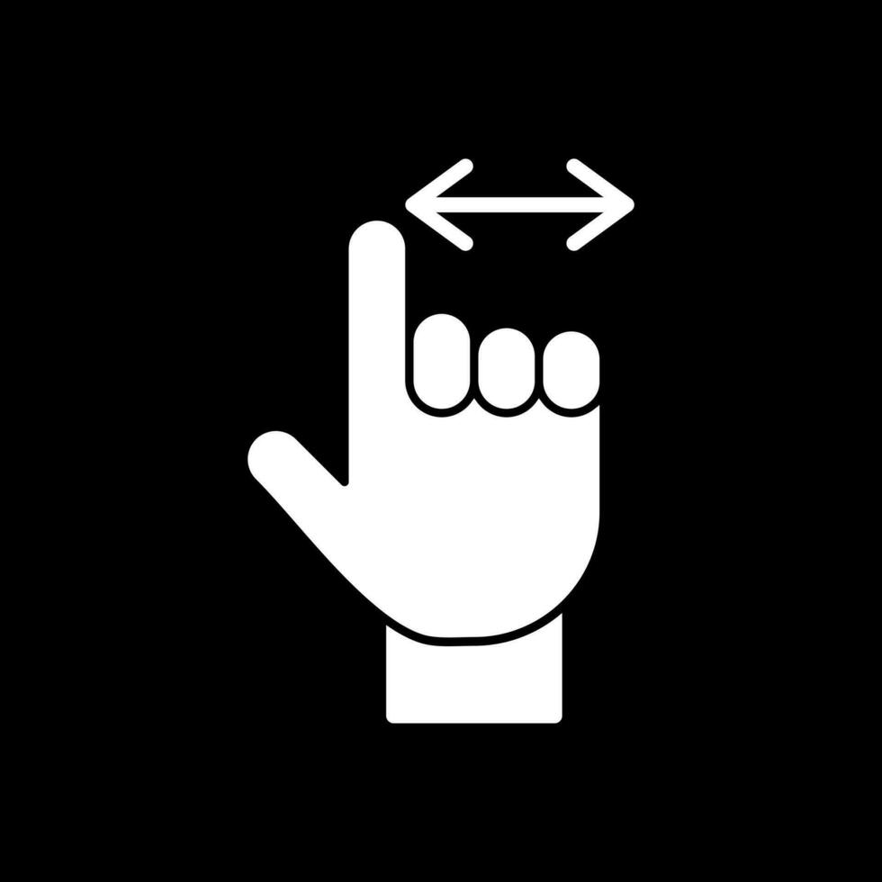 Horizontal Arrow Vector Icon Design