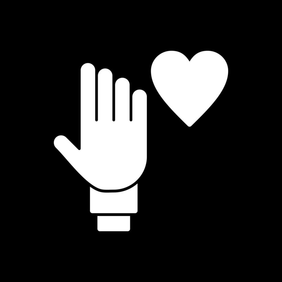 Palm Of Hand Vector Icon Design