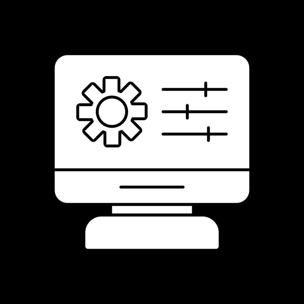 Web Management Vector Icon Design