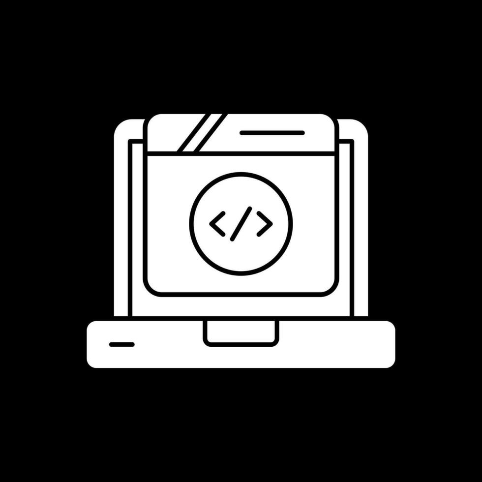 Web Coding Vector Icon Design