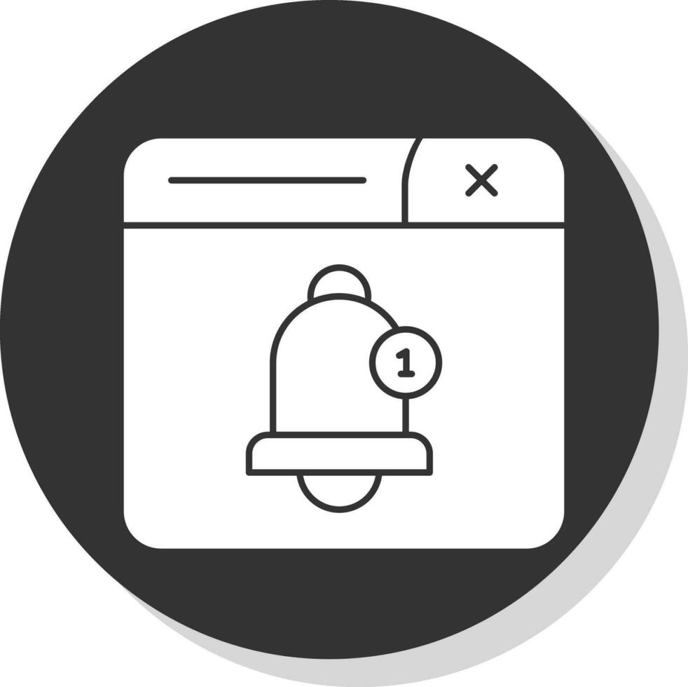 Notification Bell Vector Icon Design