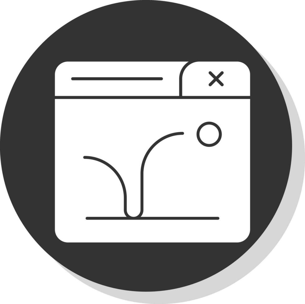 Bounce Rate Vector Icon Design