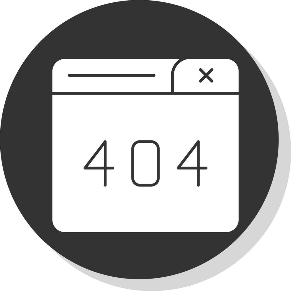 404 Error Vector Icon Design