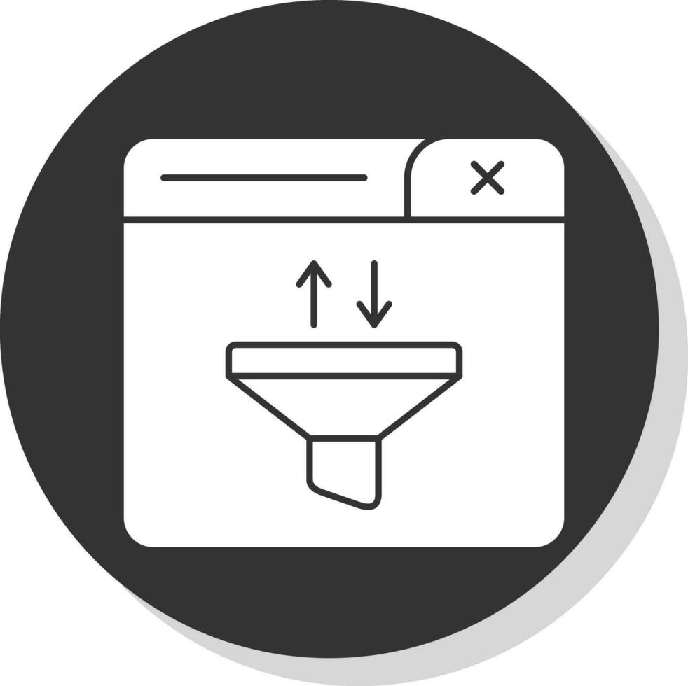 Funnel Vector Icon Design