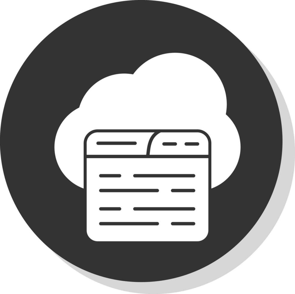 Cloud Vector Icon Design