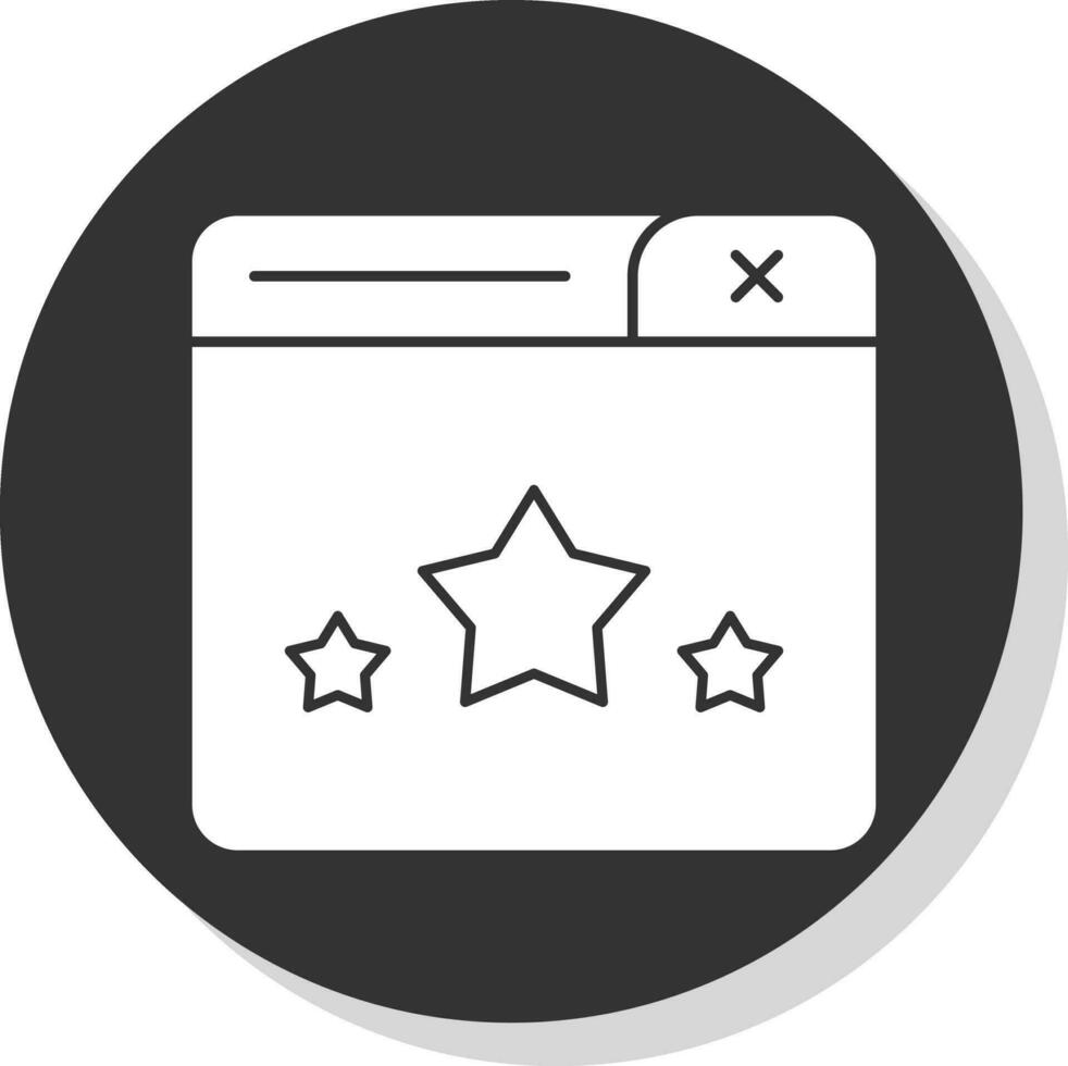 Web Rating Vector Icon Design