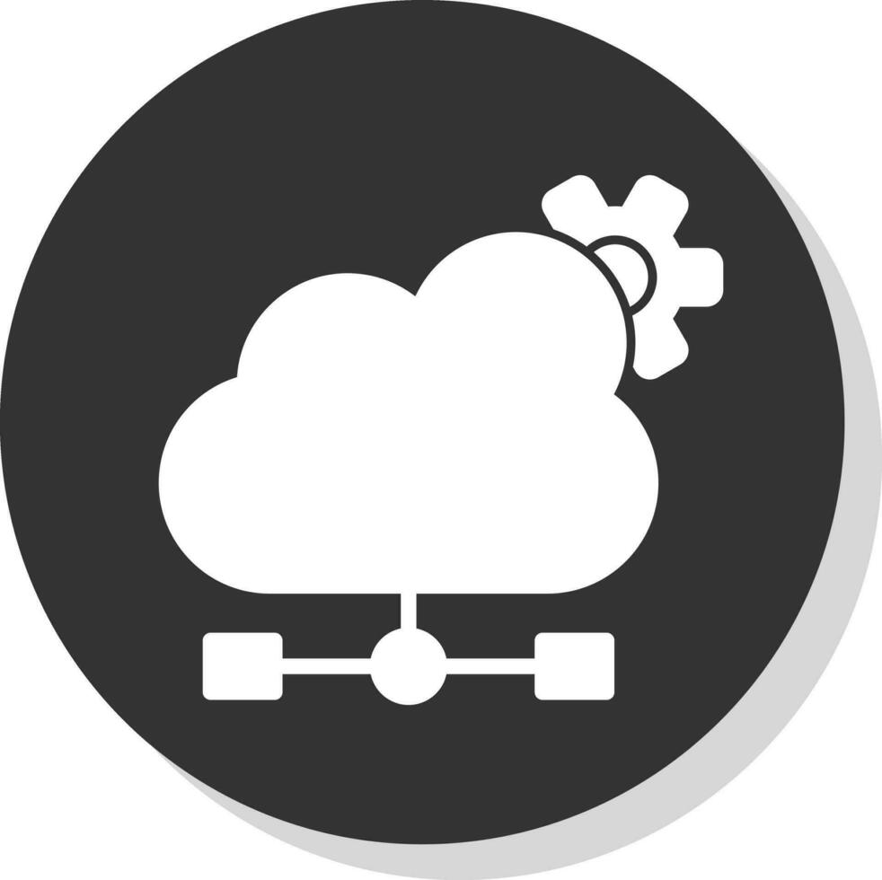 Cloud Computing Vector Icon Design