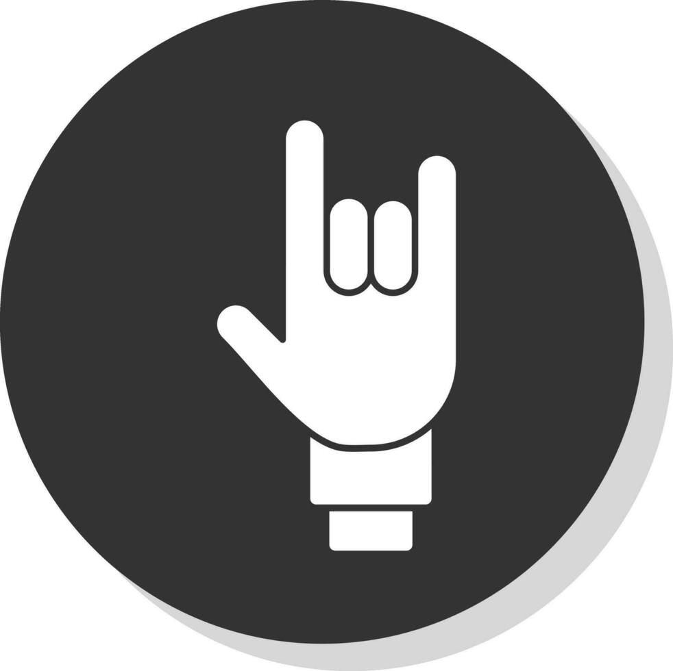 rock en vector icono diseño