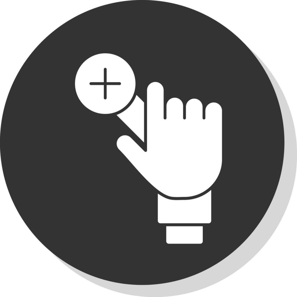 Zoom In Vector Icon Design
