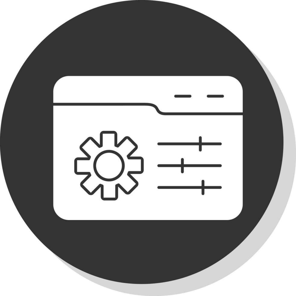 Web Management Vector Icon Design