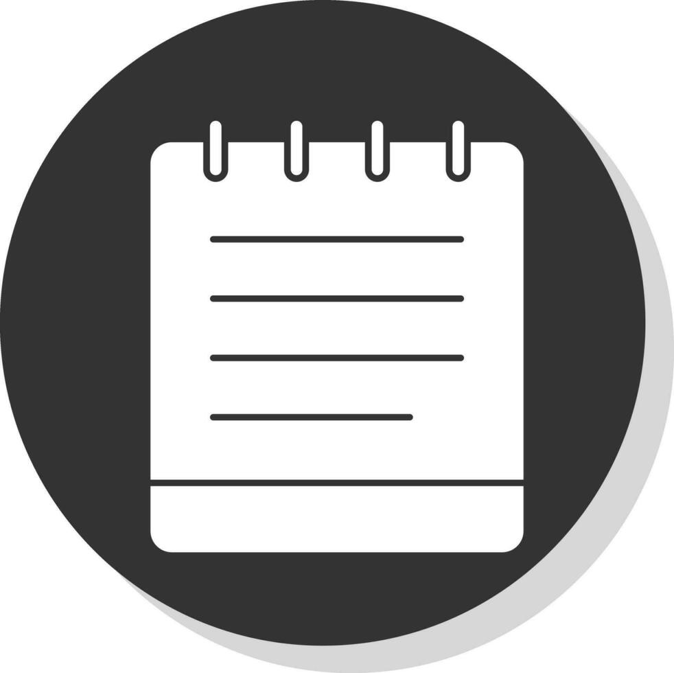 Notebook Vector Icon Design