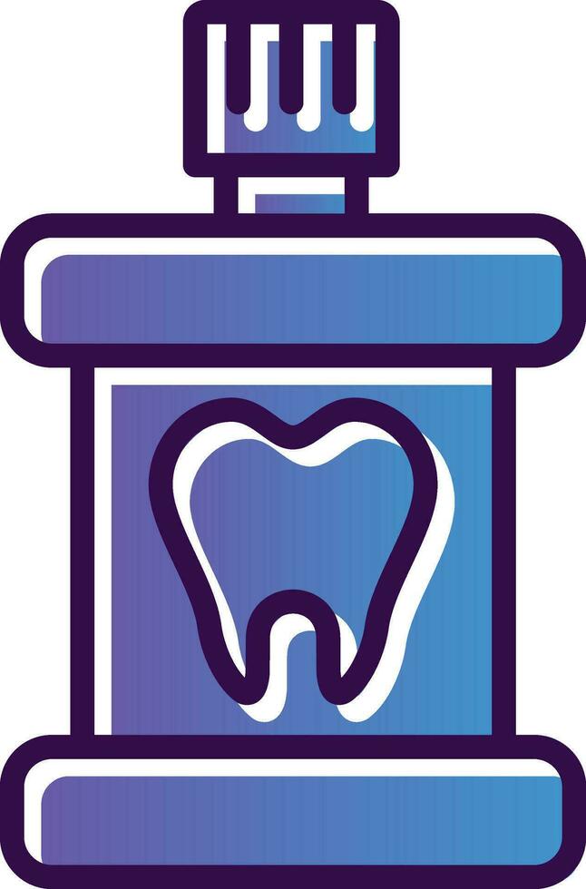 Mouthwash Vector Icon Design