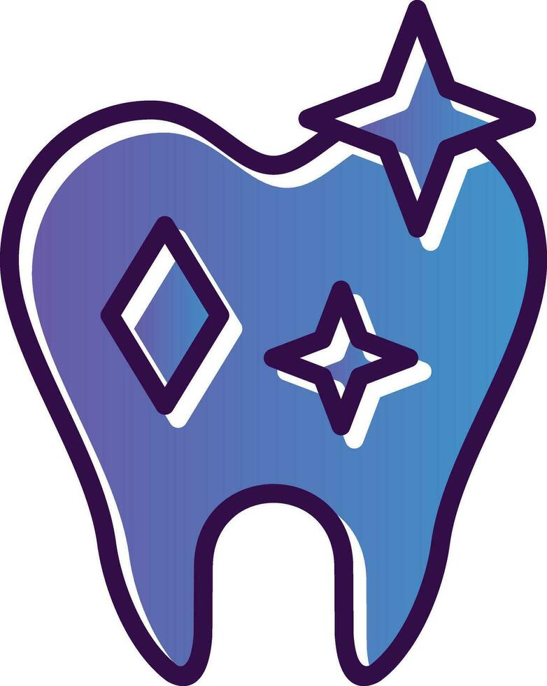 Clean Tooth Vector Icon Design