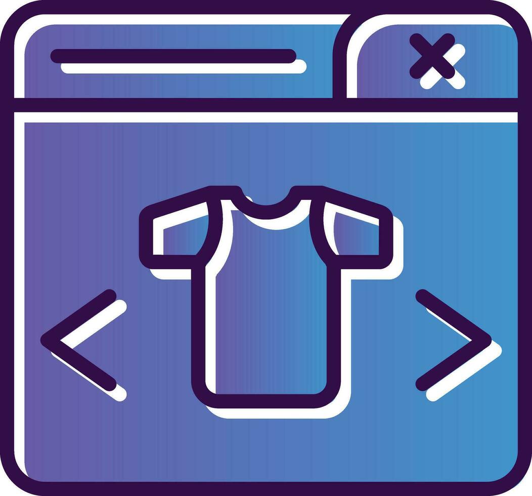 Clothing Store Vector Icon Design