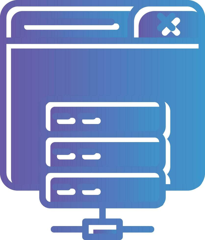 Server Vector Icon Design