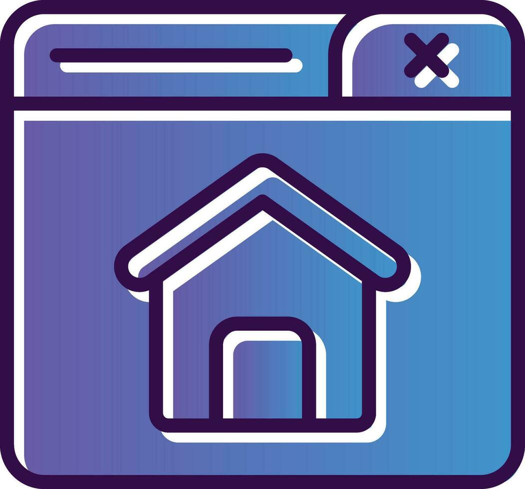 Home Page Vector Icon Design