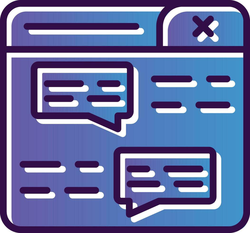 Messaging Vector Icon Design
