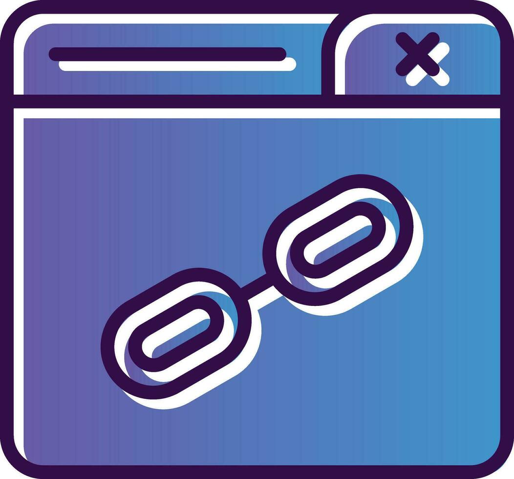 Web Link Vector Icon Design