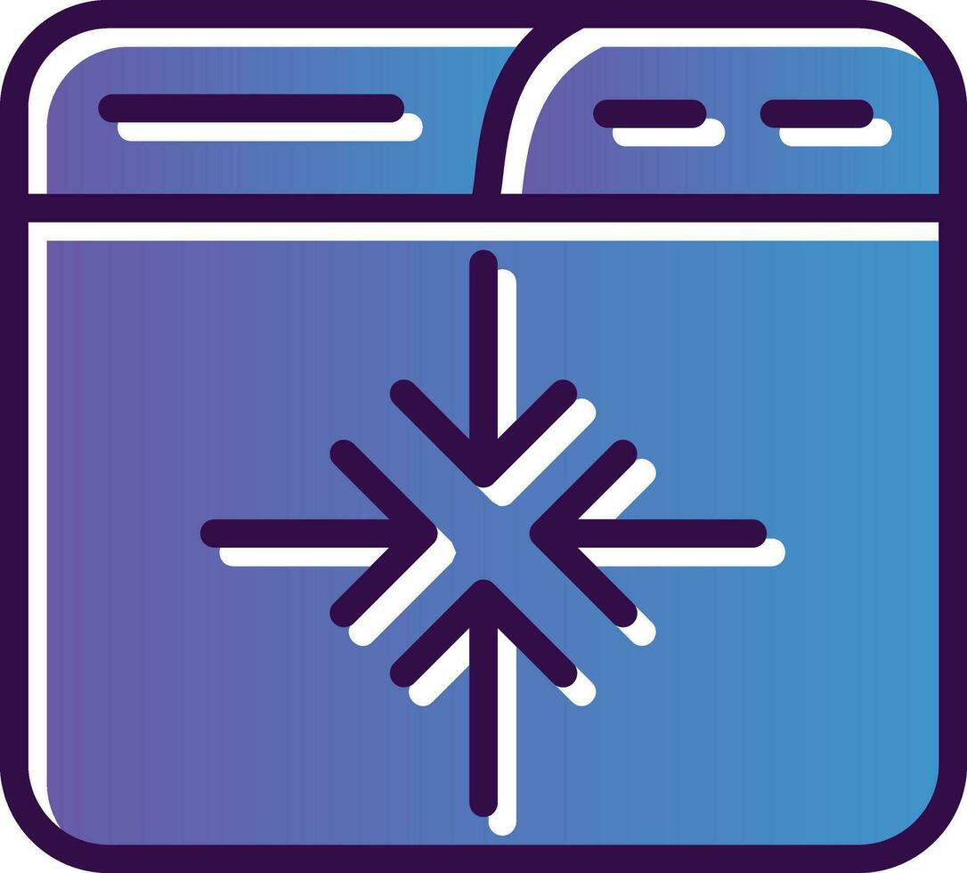 Minimize Vector Icon Design