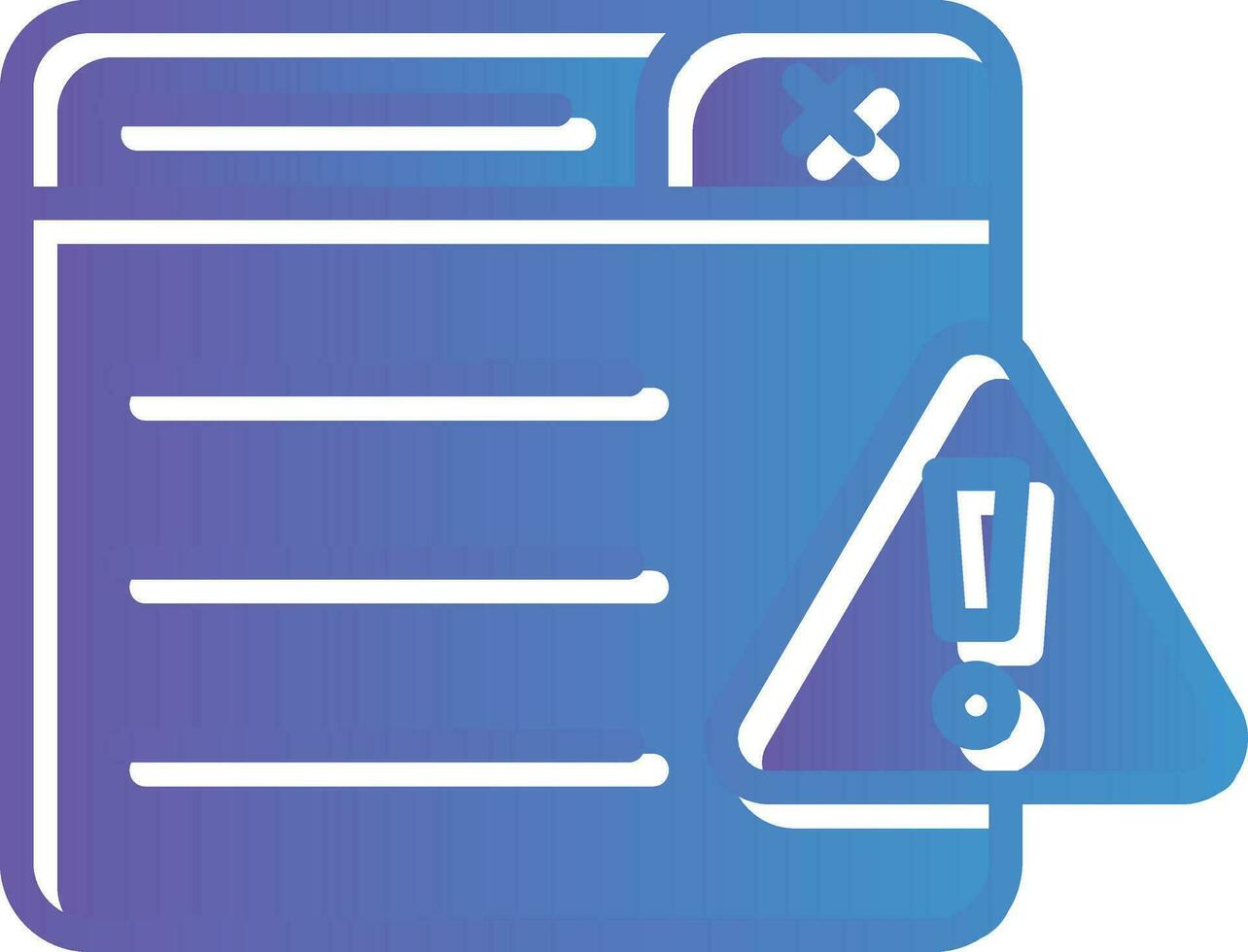 Warning Vector Icon Design