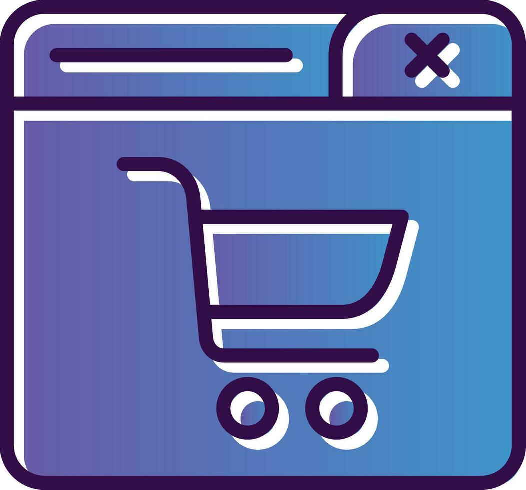 compras en línea vector icono diseño