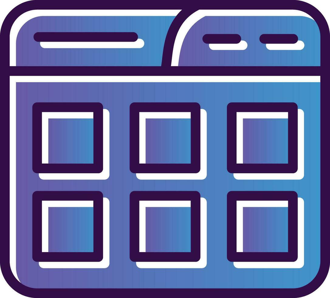 Thumbnails Vector Icon Design