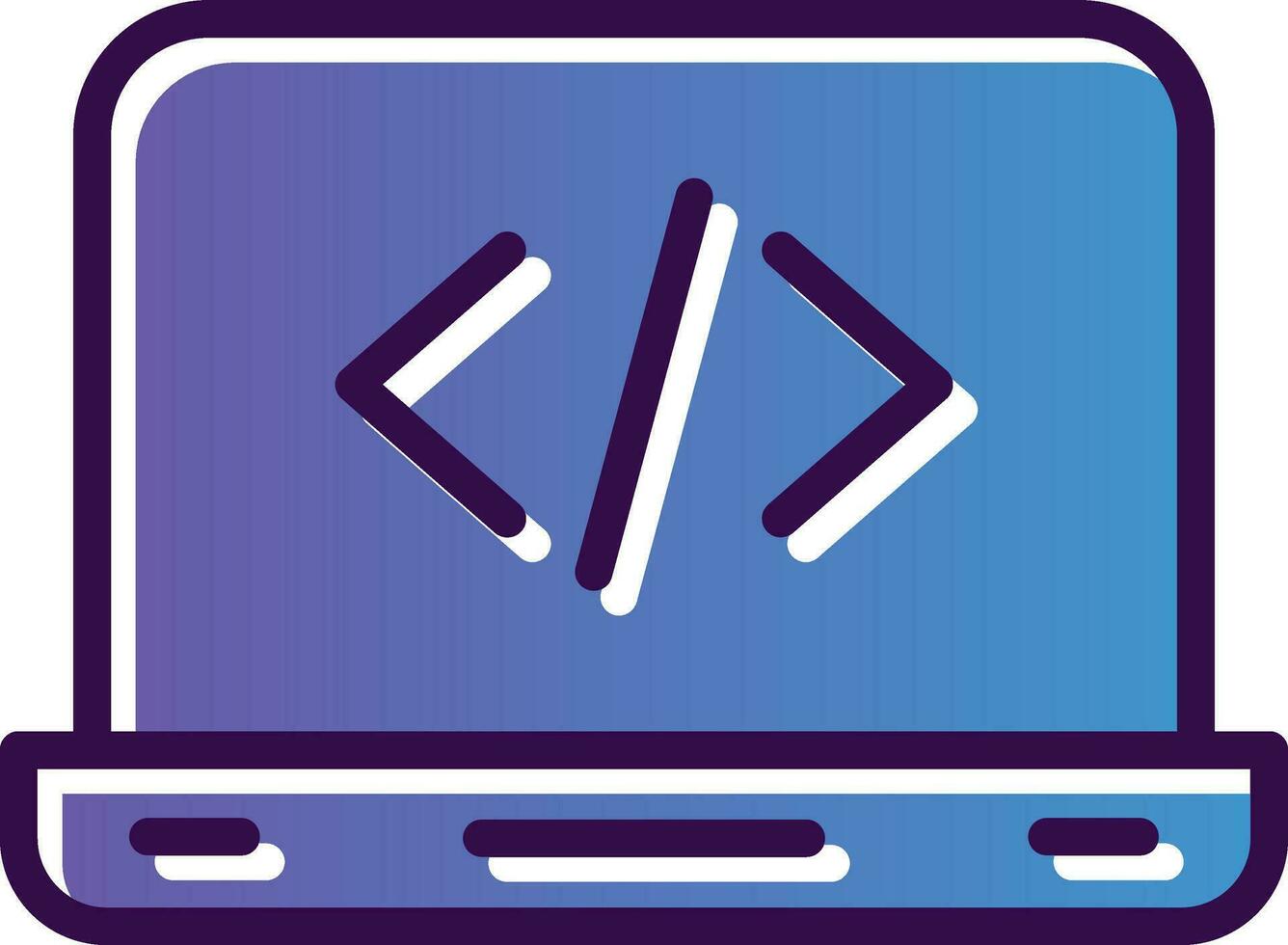 Coding Vector Icon Design